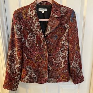 Coldwater Creek Women's Paisley Jacket - Sz PS